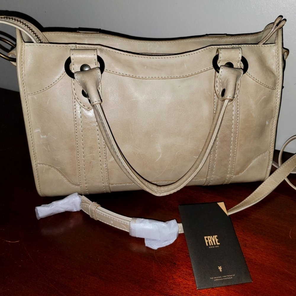 Frye Melissa Satchel Sand